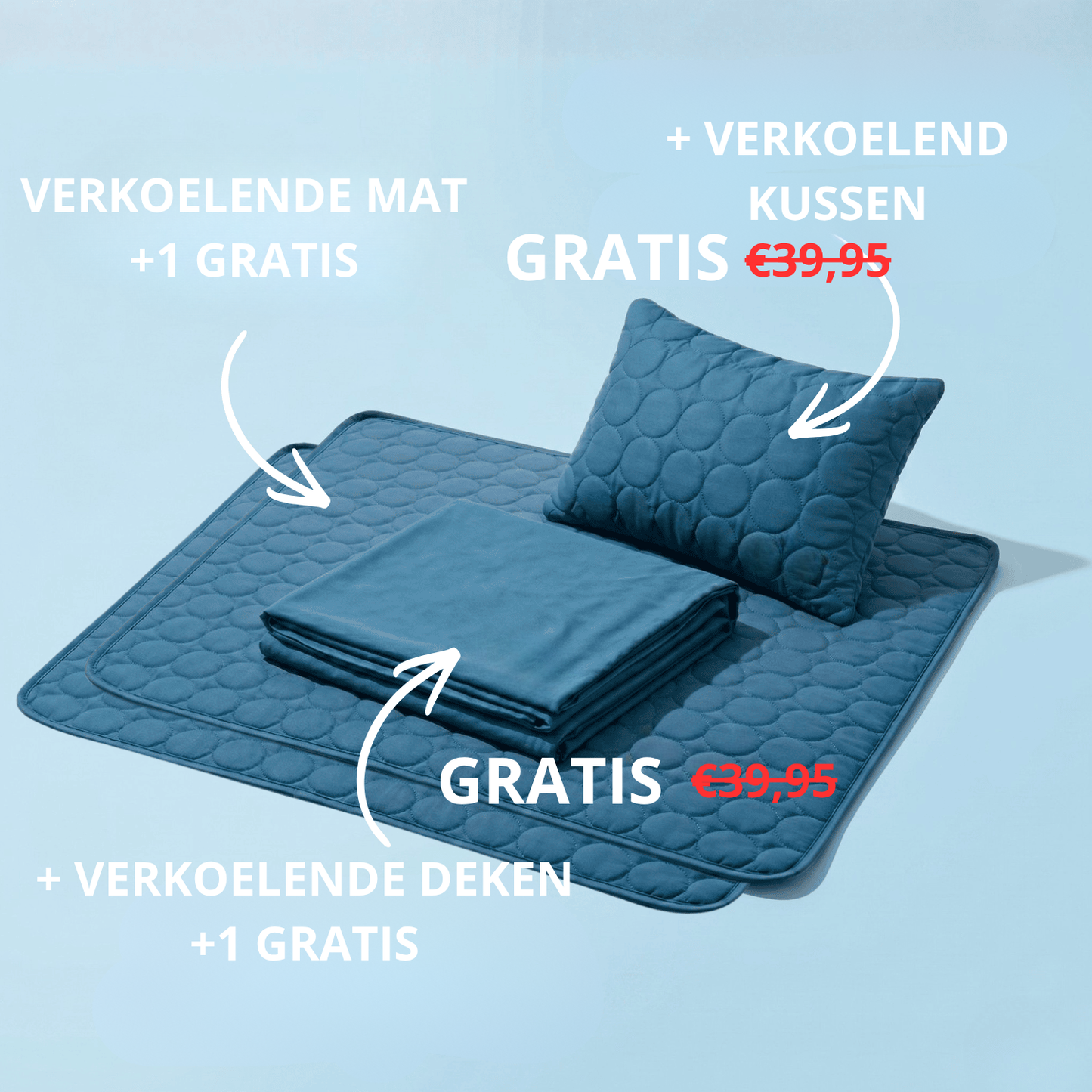 CoolPaw Koelmat | verkoelende hondenmat (1+1) complete set