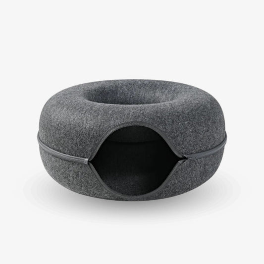 Mijn DierShop® 2-in-1 Donut Tunnel Bed voor Katten