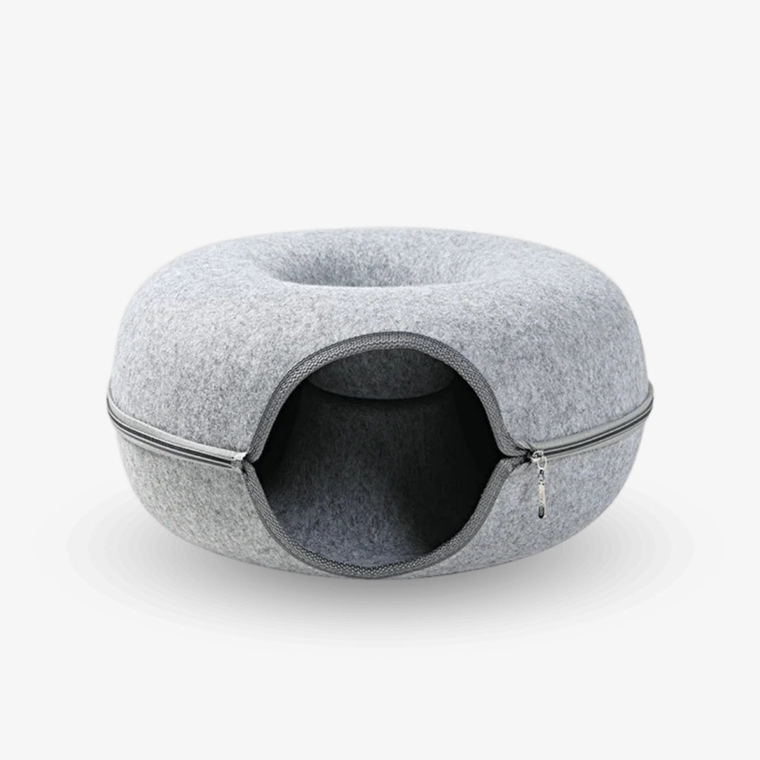 Mijn DierShop® 2-in-1 Donut Tunnel Bed voor Katten