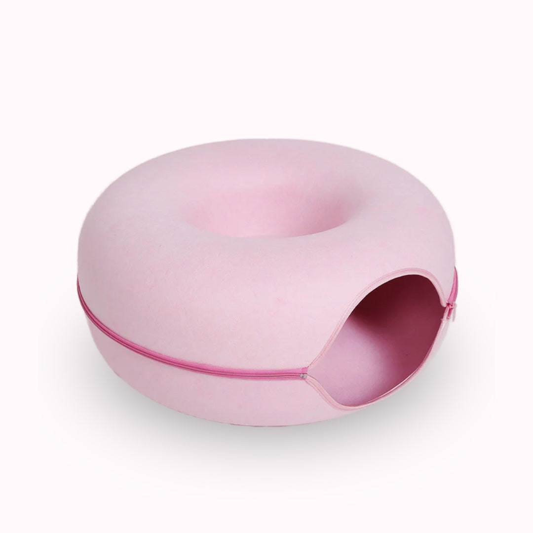 Mijn DierShop® 2-in-1 Donut Tunnel Bed voor Katten
