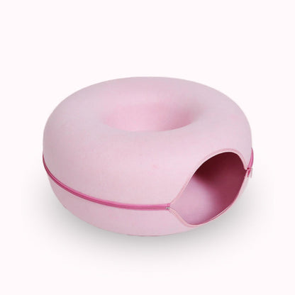 Mijn DierShop® 2-in-1 Donut Tunnel Bed voor Katten