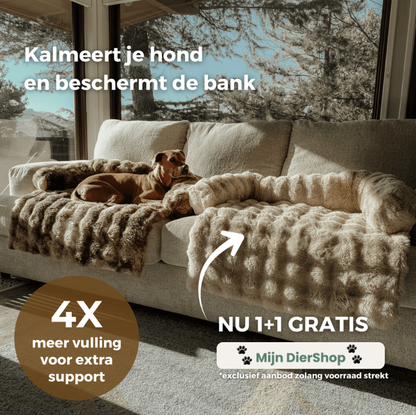 Mijn DierShop Hondenbed | Comfortabel, Duurzaam, Verhoogde Randen voor Grote Honden