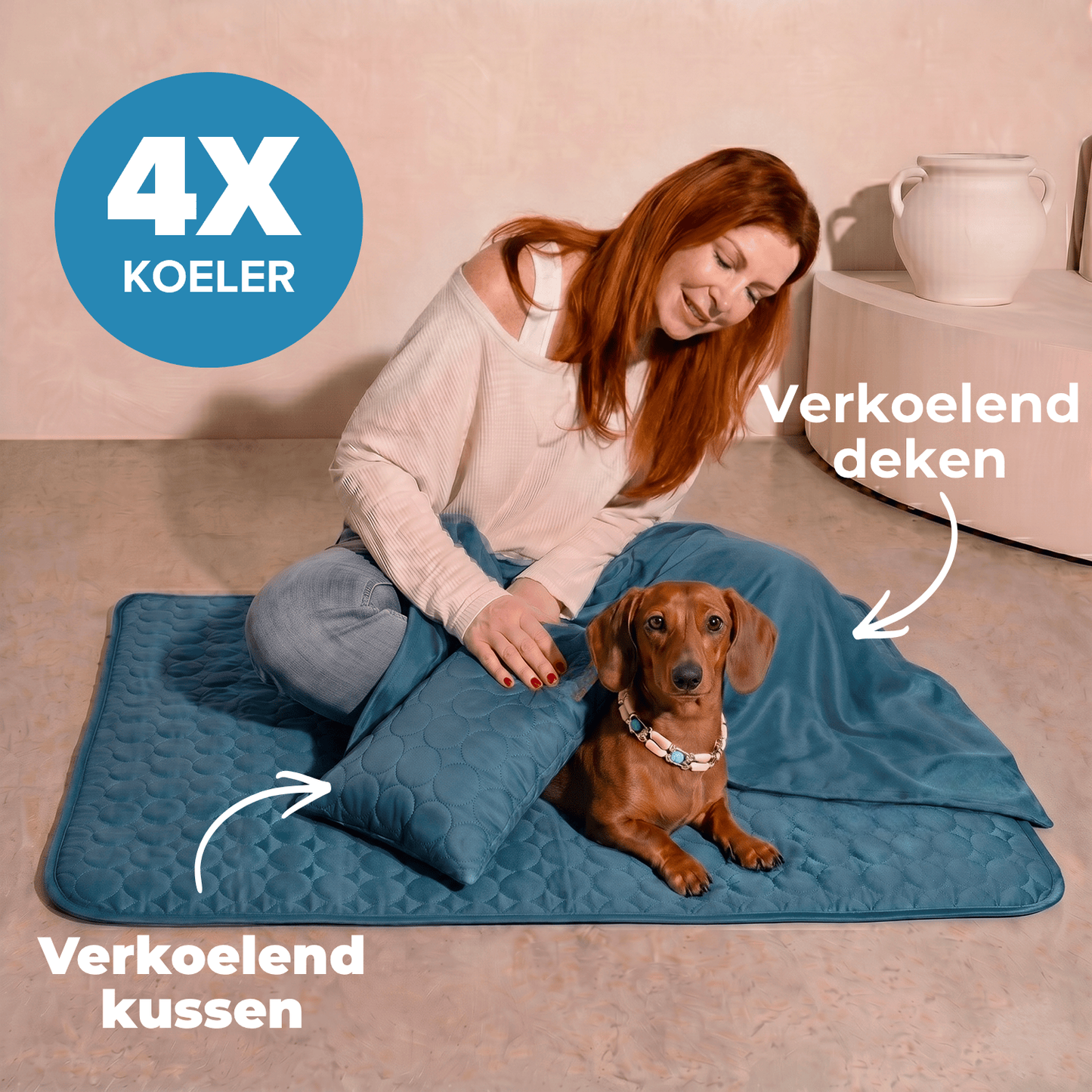 CoolPaw Koelmat | verkoelende hondenmat (1+1) complete set