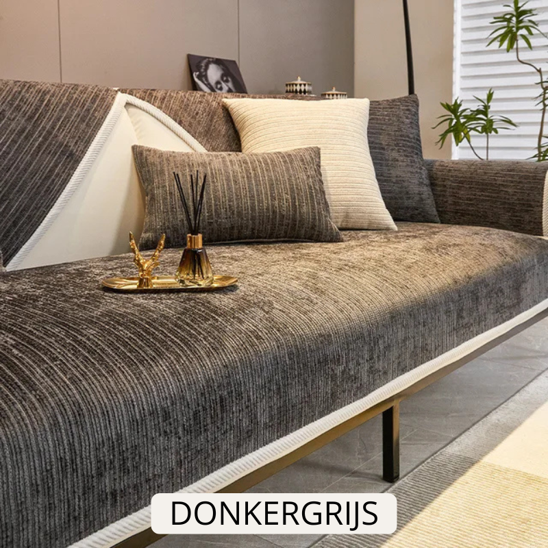 Strömborg Bankhoes | Premium Chenille, Antislip & Machinewasbaar | Bescherm je bank — ook met huisdieren.