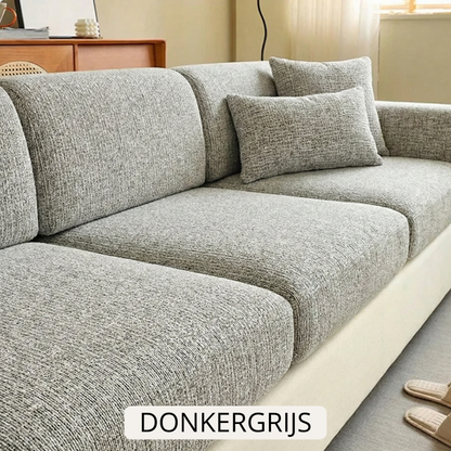 Svea Chenille Bankhoes — Elastische pasvorm, wasbaar & pluisvrij