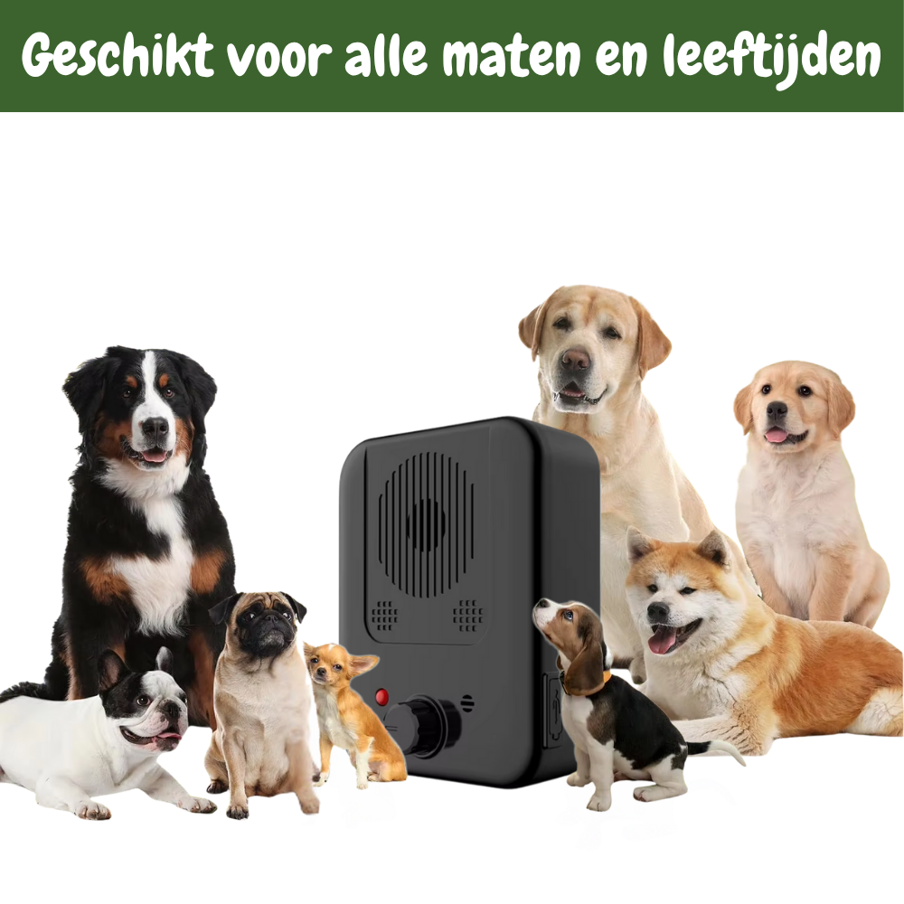 Bark Detector X | Slimme Anti-Blaff Technologie, Compact en Oplaadbaar