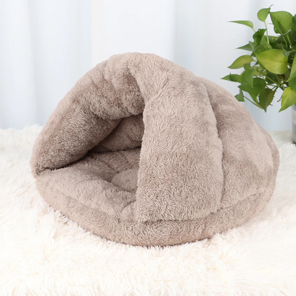 Mijn DierShop® Kalmerend Zacht Grot Bed - Voor Katten & Kleine Honden