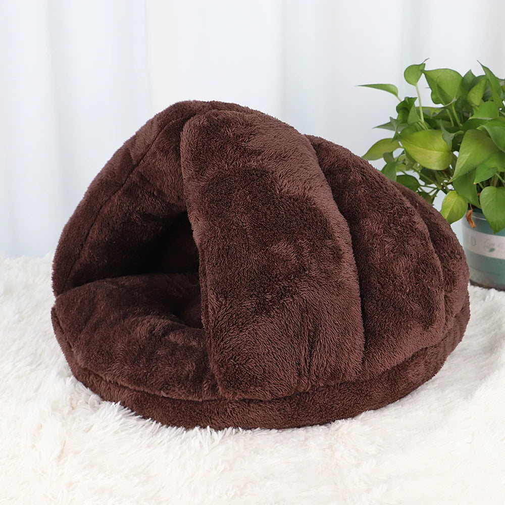 Mijn DierShop® Kalmerend Zacht Grot Bed - Voor Katten & Kleine Honden