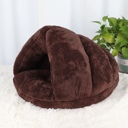 Mijn DierShop® Kalmerend Zacht Grot Bed - Voor Katten & Kleine Honden