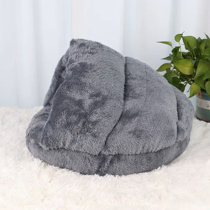 Mijn DierShop® Kalmerend Zacht Grot Bed - Voor Katten & Kleine Honden