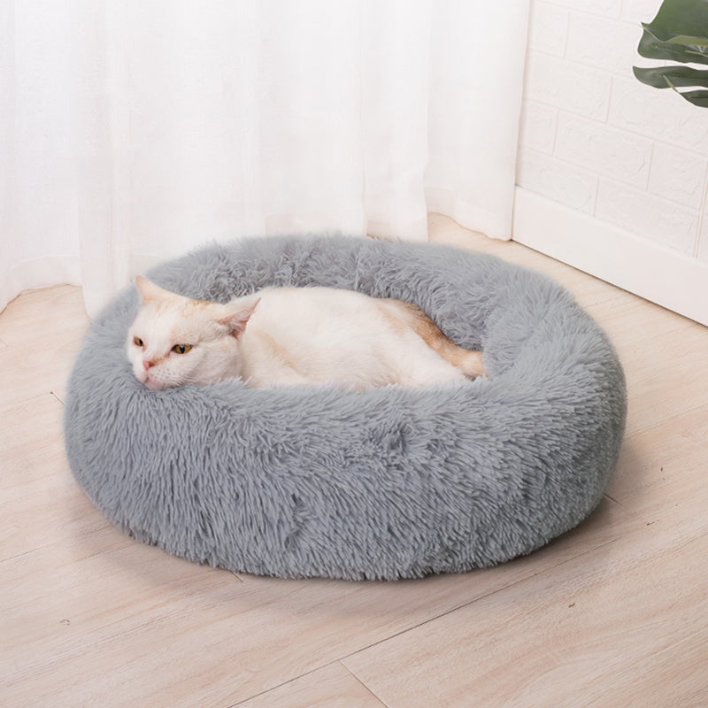 Mijn DierShop® Pluche Donut Wolken Bed - Voor Katten & Kleine Honden