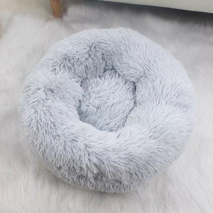 Mijn DierShop® Pluche Donut Wolken Bed - Voor Katten & Kleine Honden