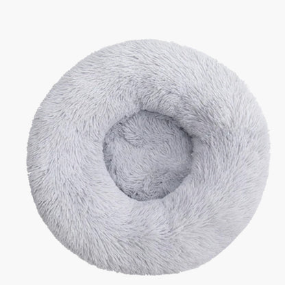 Mijn DierShop® Pluche Donut Wolken Bed - Voor Katten & Kleine Honden