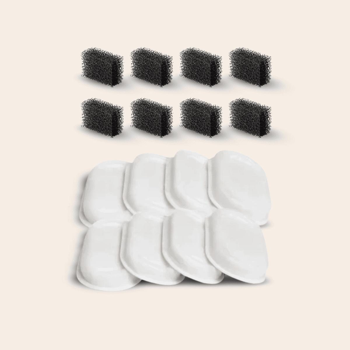 Mijn DierShop® RVS Drinkfontein Navul Filters - 8-pack