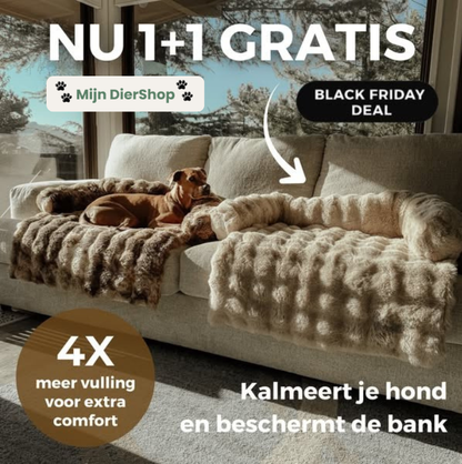Mijn DierShop Hondenbed | Comfortabel, Duurzaam, Verhoogde Randen voor Grote Honden