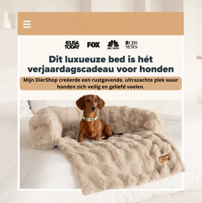 Mijn DierShop Hondenbed | Comfortabel, Duurzaam, Verhoogde Randen voor Grote Honden