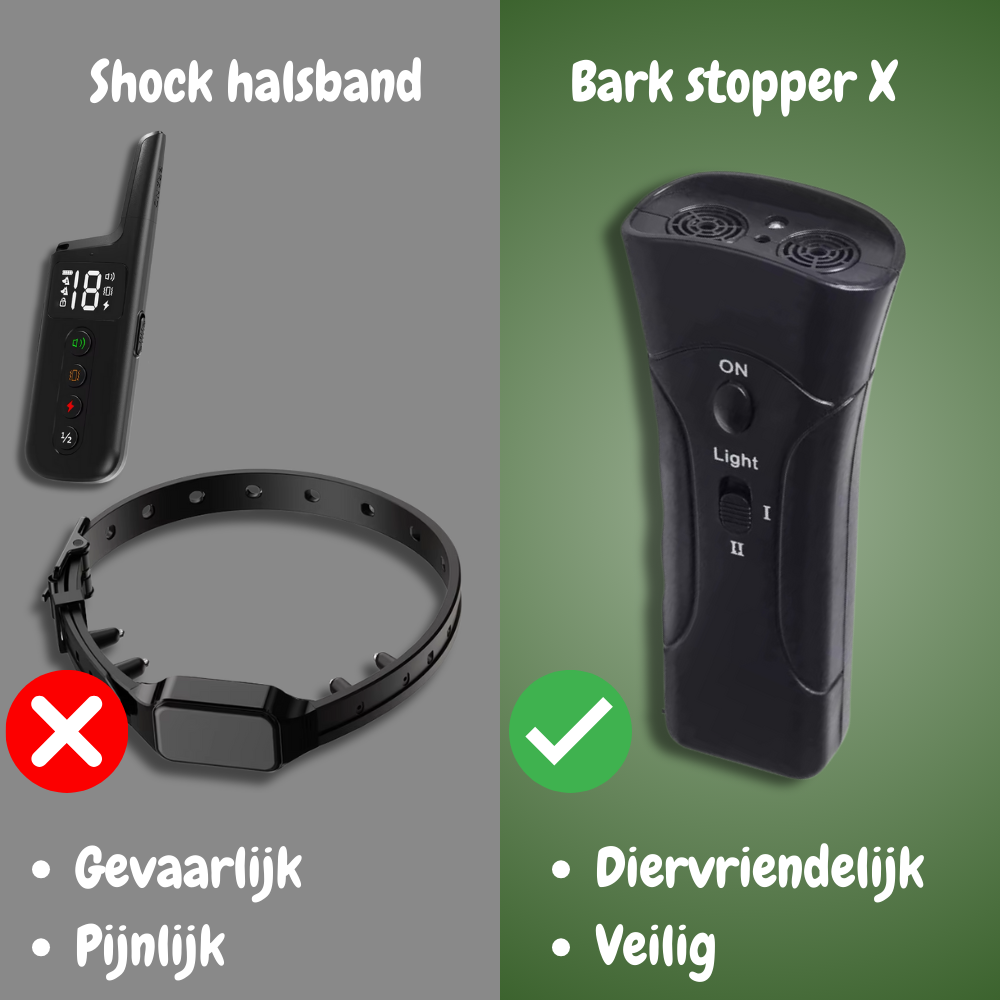 Bark Stopper X — werkt op honden van alle groottes en rassen