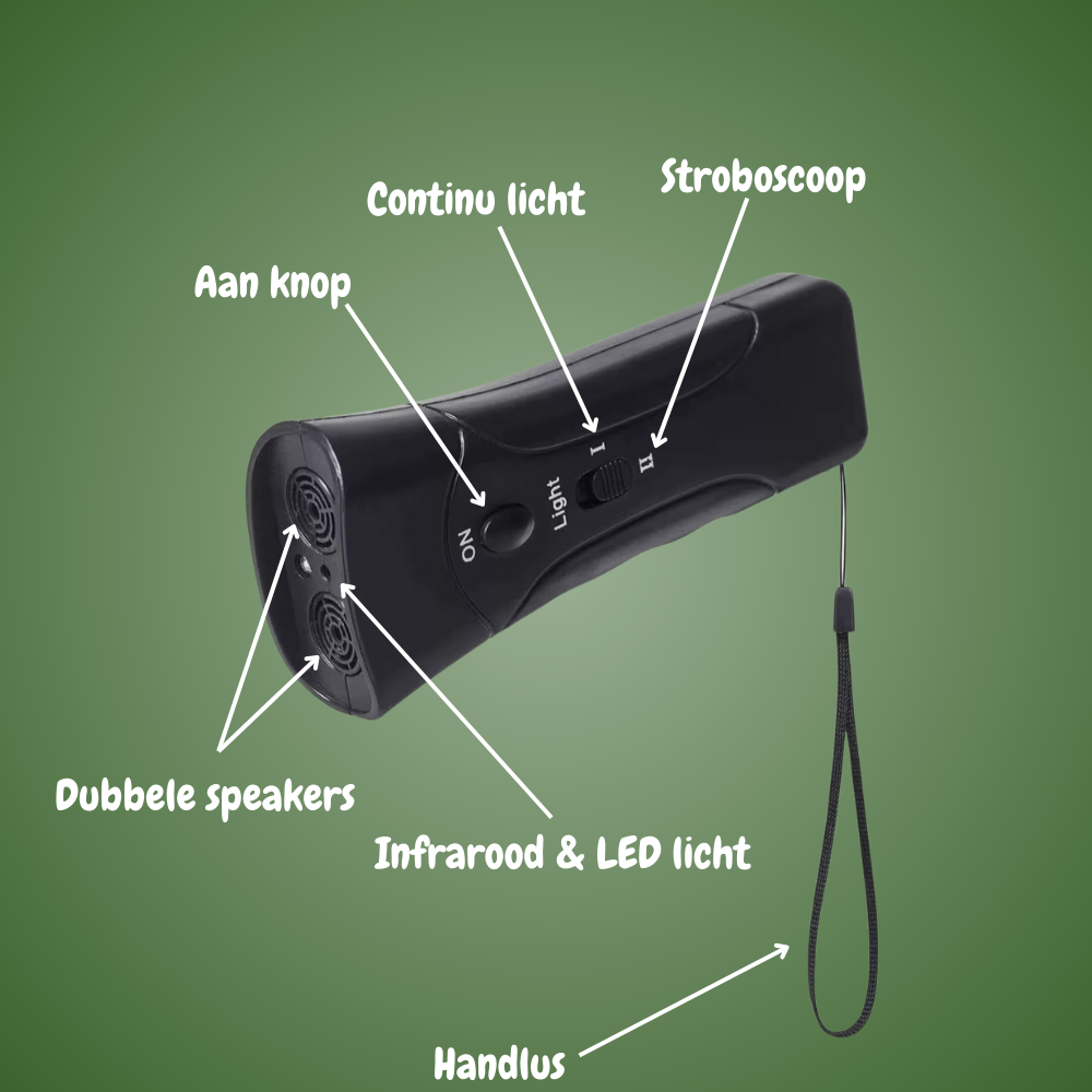Bark Stopper X — eenvoudig in gebruik, één knop