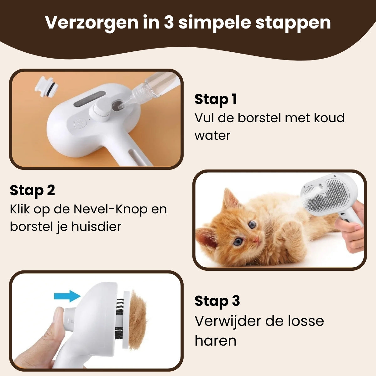 Mijn DierShop® Steami Pro Frisse Vacht Starter Set