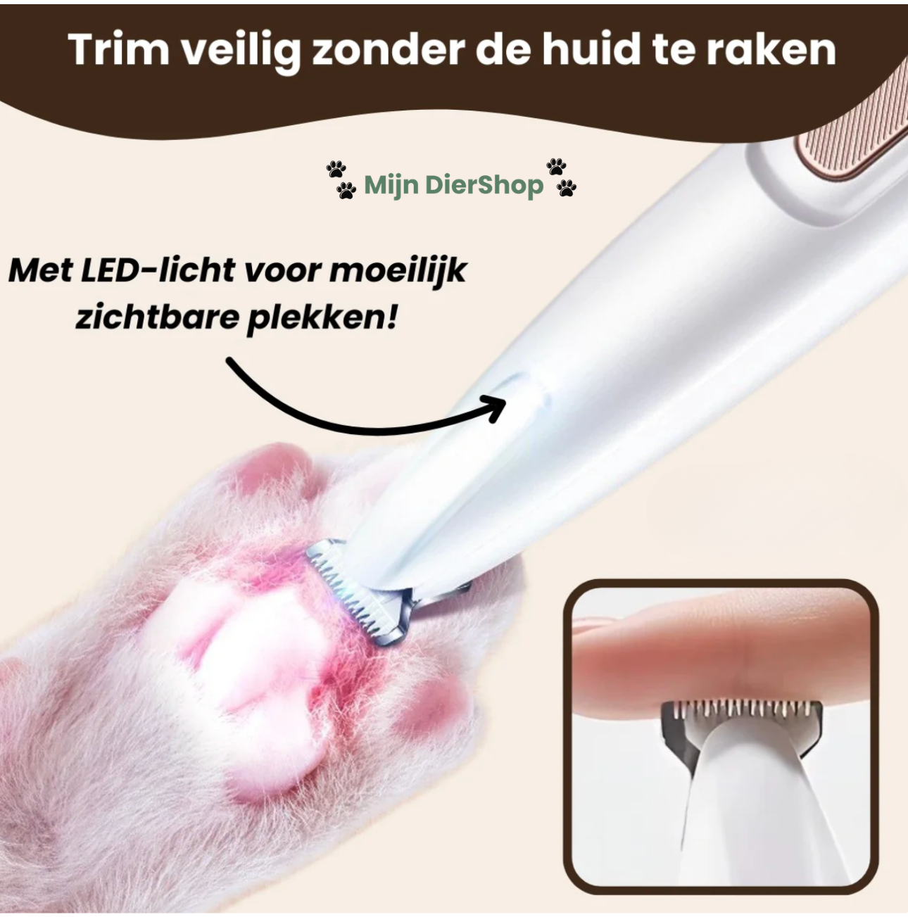 Mijn DierShop® - Professionele Precisie Trimmer voor Huisdieren