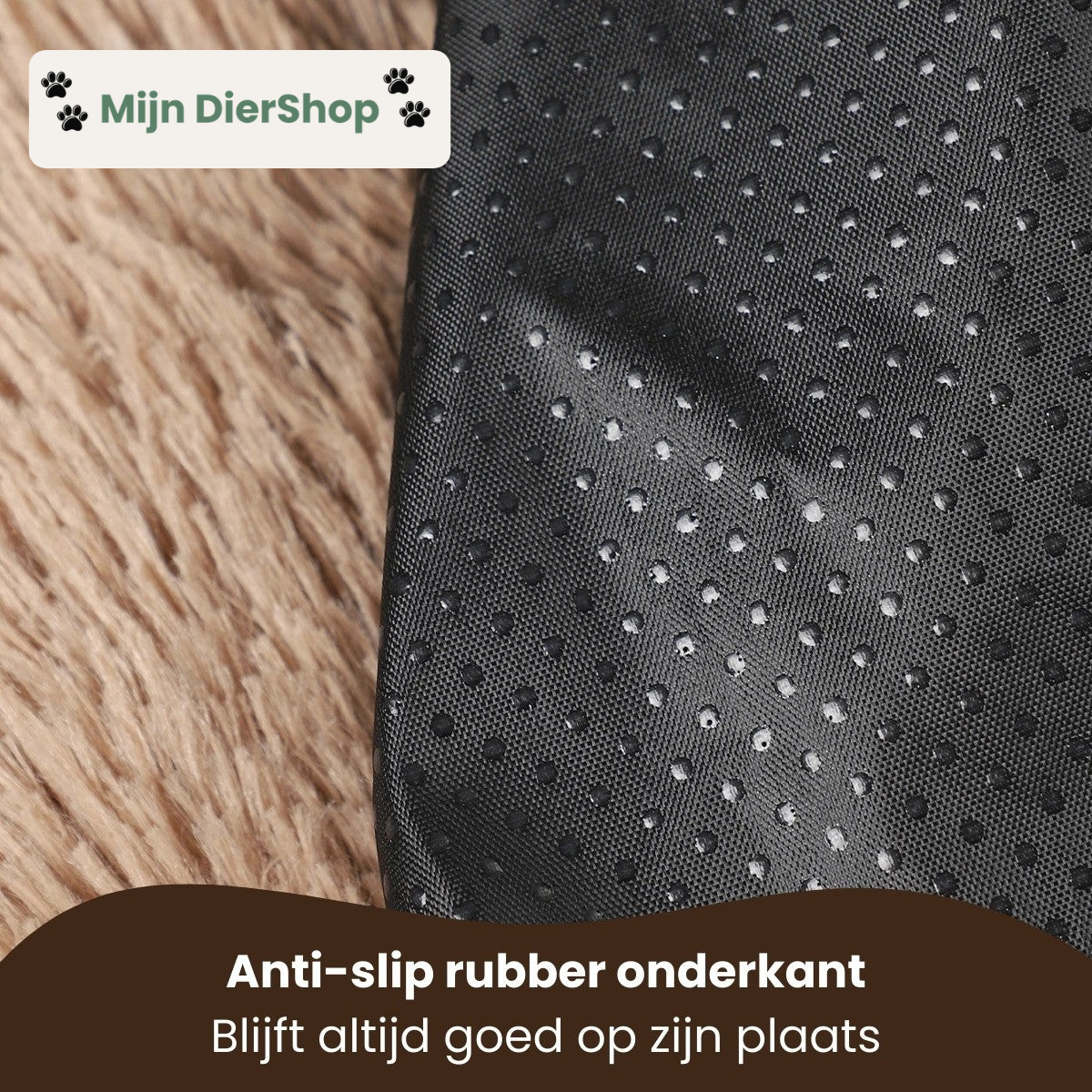 Mijn DierShop® Luxe Pootvormige Slaapmand - Voor Honden & Katten