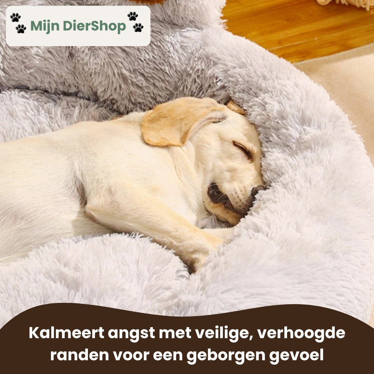 Mijn DierShop® Luxe Pootvormige Slaapmand - Voor Honden & Katten