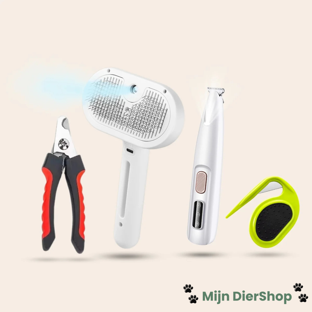 Mijn DierShop® Steami Pro Starter Set – Frisse Vacht – Vachtverzorging