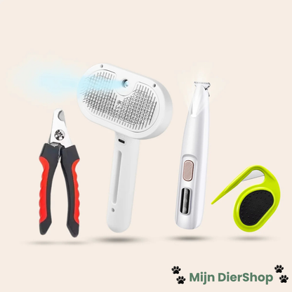 Mijn DierShop® Steami Pro Starter Set – Frisse Vacht – Vachtverzorging