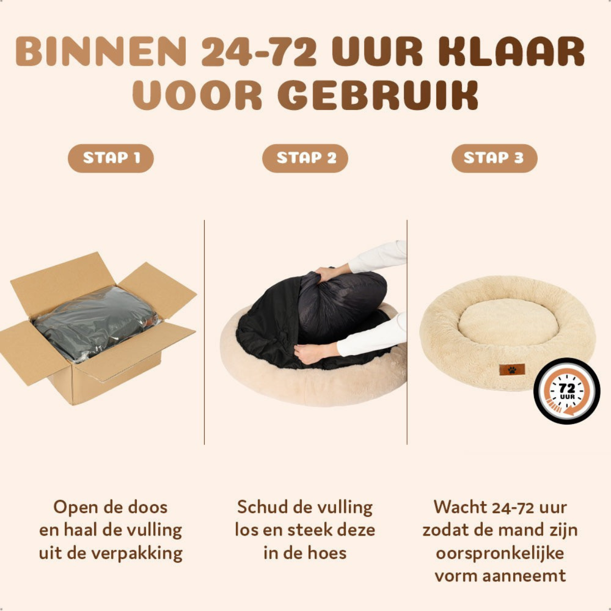 Mijn DierShop® Orthopedische Donutmand