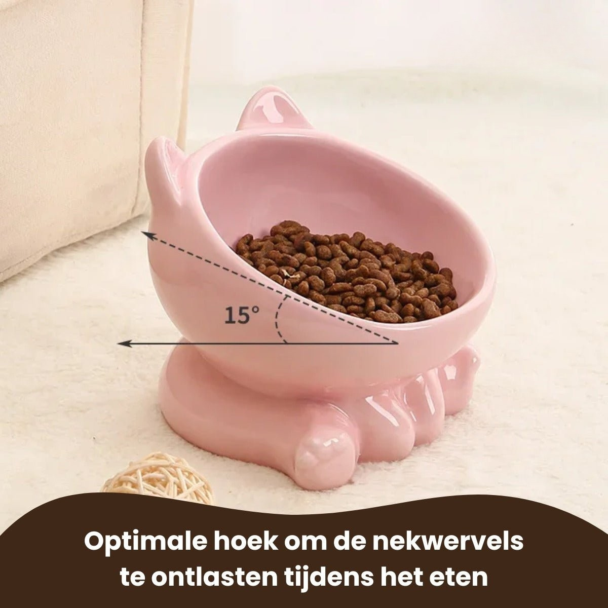 Mijn DierShop® Keramische Katten Voerkom