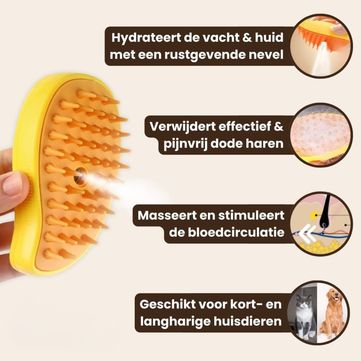 Mijn DierShop® Stoomborstel Set