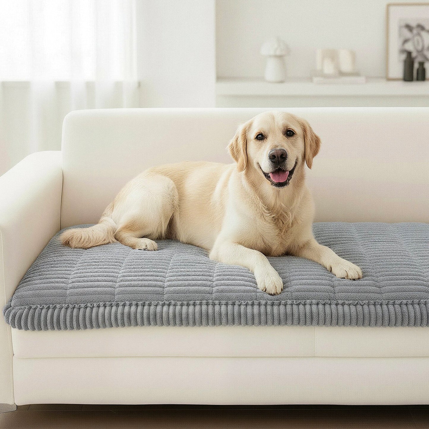 PawCouch™ Dierenbankhoes — Gewatteerd, waterafstotend & antislip