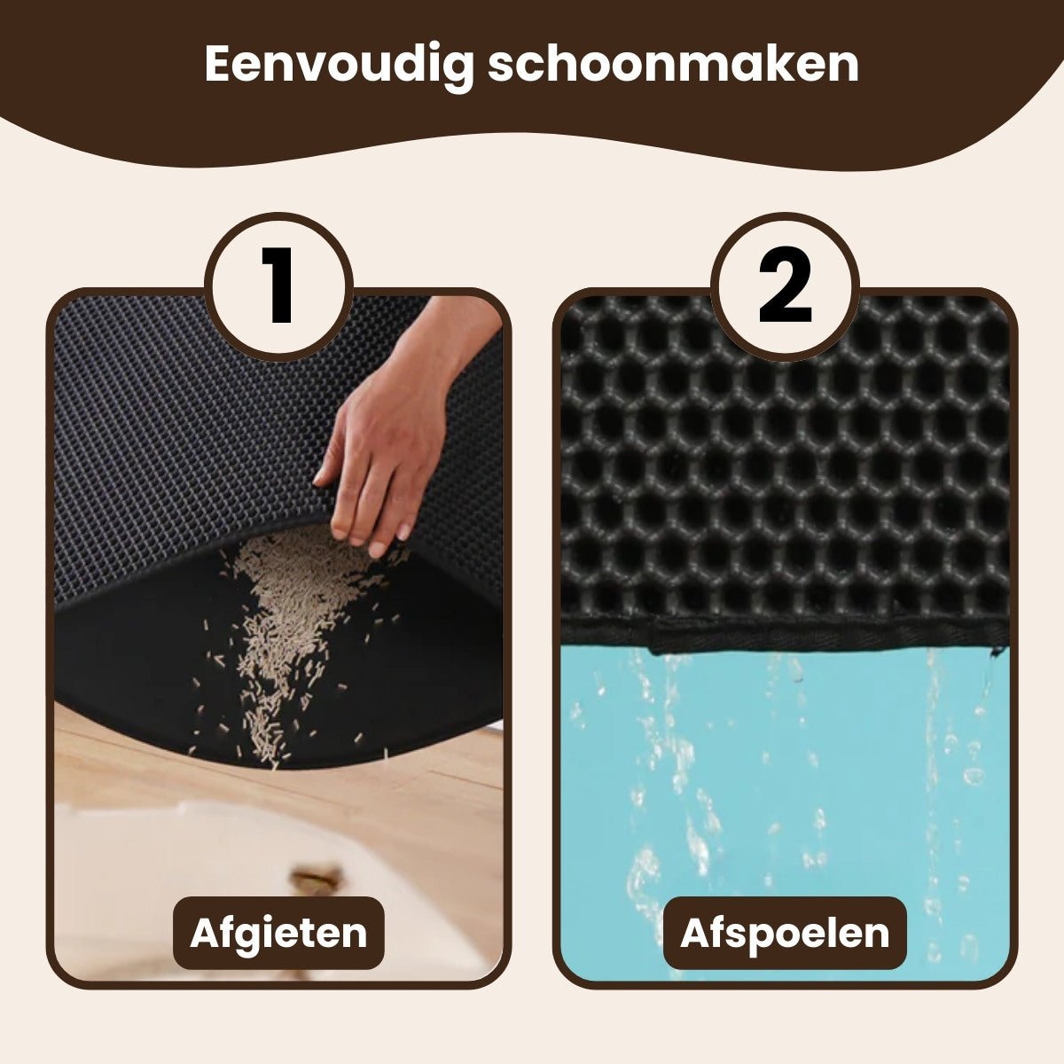 Mijn DierShop® XL Kattenbak Mat