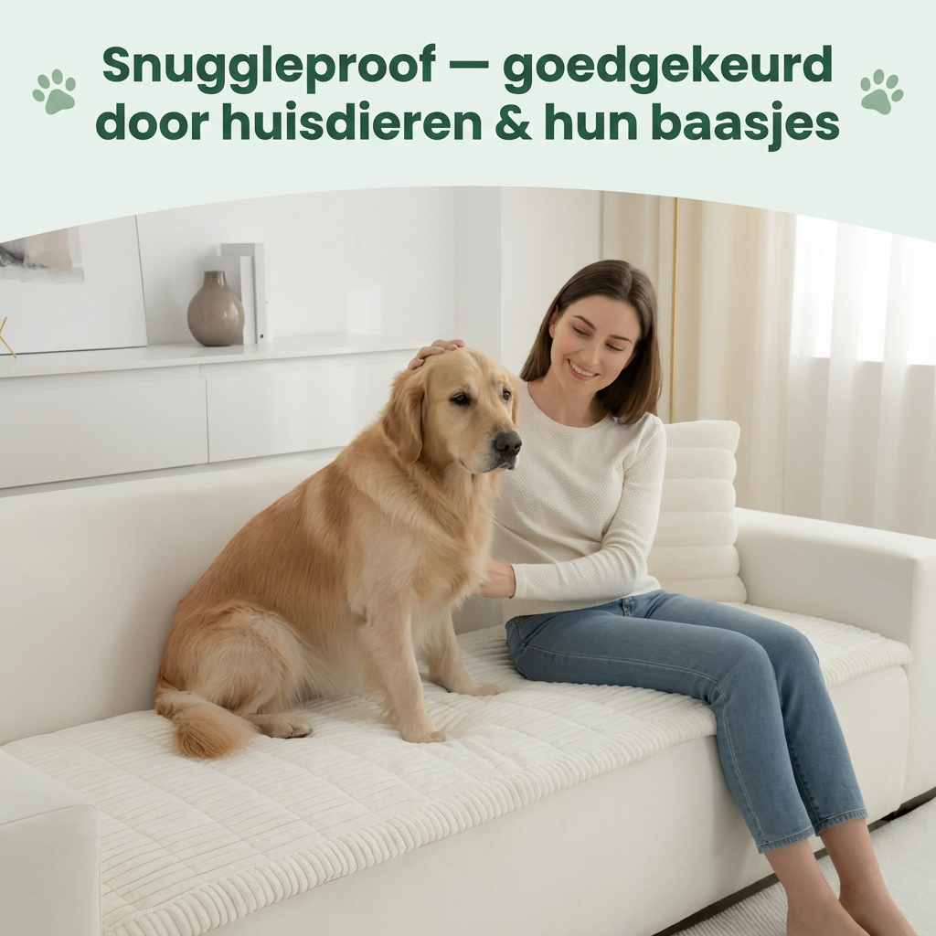 PawCouch™ Dierenbankhoes — Gewatteerd, waterafstotend & antislip