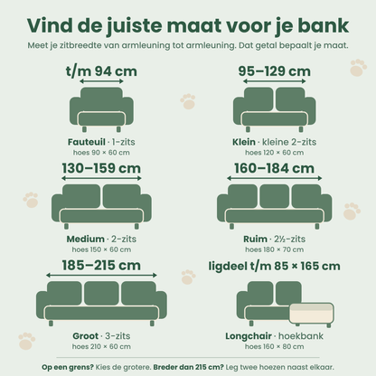 PawCouch Bankhoes — Waterafstotend & Antislip